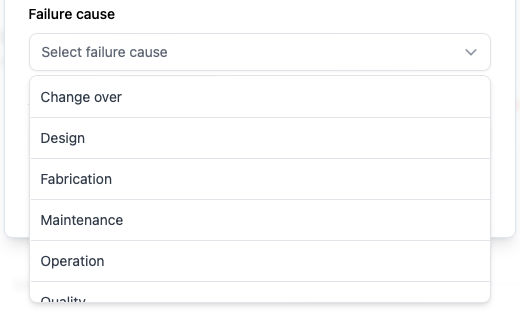 Failure Cause