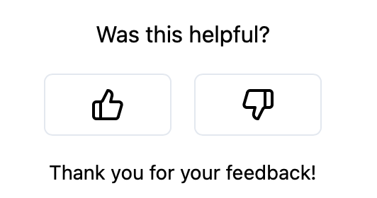 Insights feedback