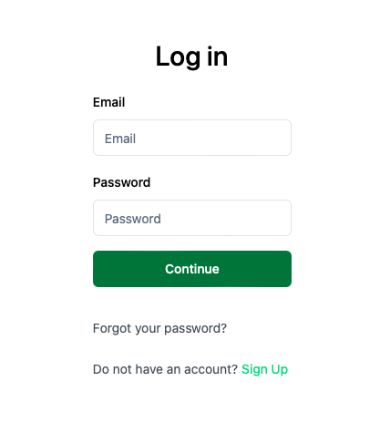 Login Page